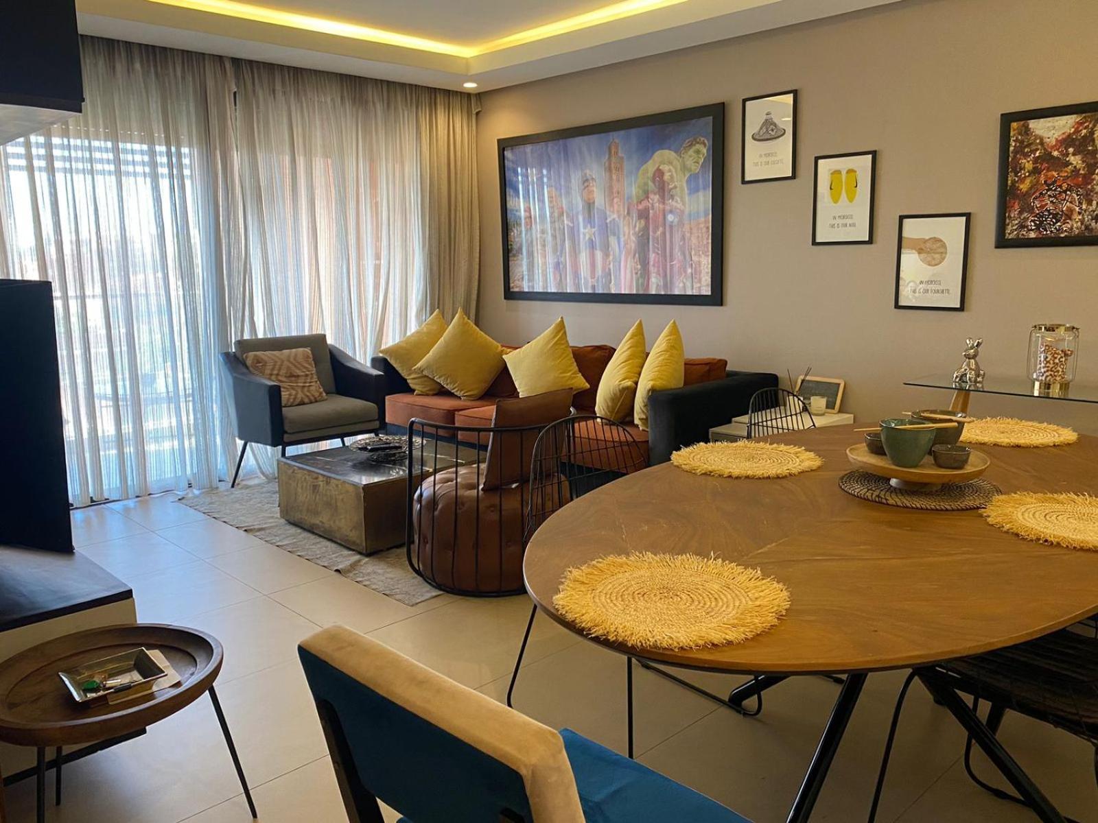 Luxueux Appart Hivernage Avec Vue Sur L"Atlas Marrakesh Ngoại thất bức ảnh
