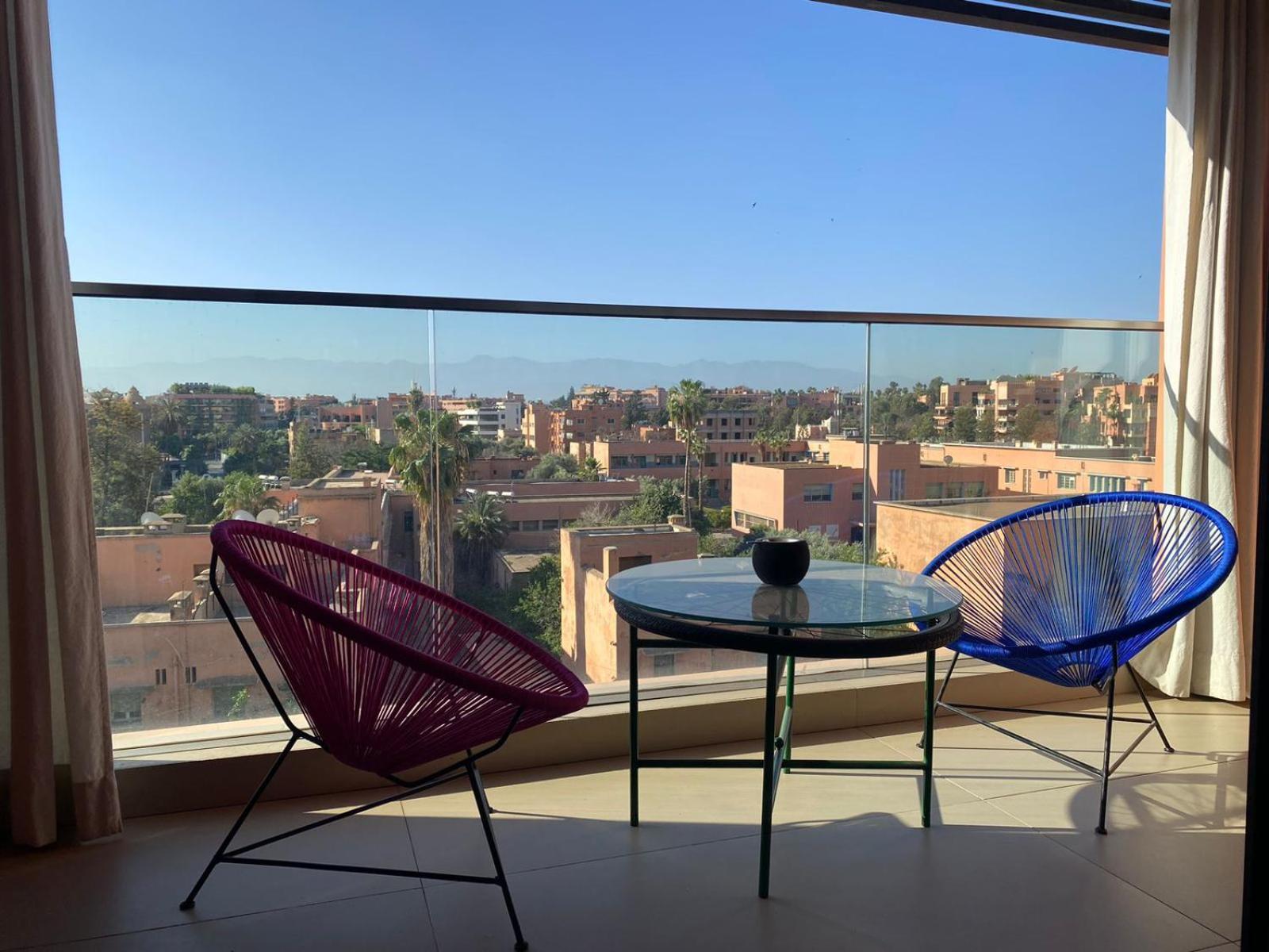 Luxueux Appart Hivernage Avec Vue Sur L"Atlas Marrakesh Ngoại thất bức ảnh